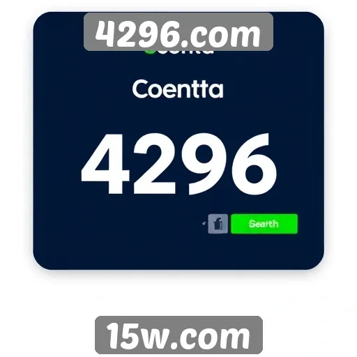 Exploração das funcionalidades de conta no 4296.com